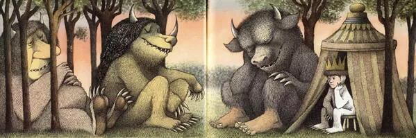 英语绘本故事《where the wild things are》野兽出没的地方