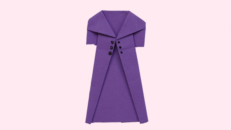 衣服怎么折?衣服的折法简单又漂亮(衣服折纸附图解)插图 衣服怎么折?衣服的折法简单又漂亮(衣服折纸附图解)