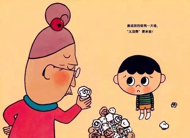 绘本故事《怕浪费婆婆》养成勤俭节约好习惯插图7 绘本故事《怕浪费婆婆》养成勤俭节约好习惯