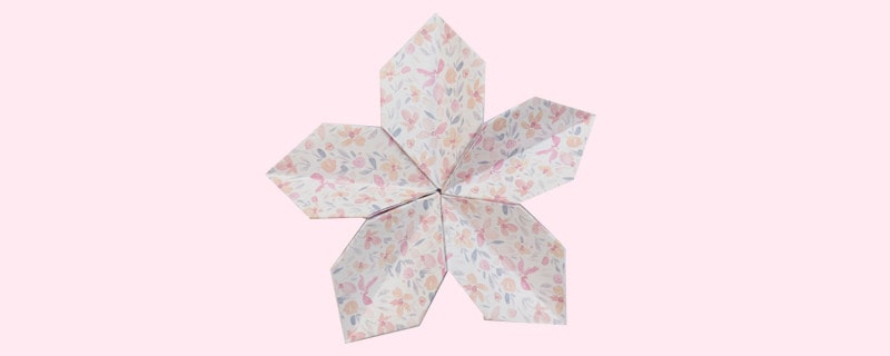 五瓣花朵怎么折?五瓣花朵的折法简单又漂亮(附图解)插图 五瓣花朵怎么折?五瓣花朵的折法简单又漂亮(附图解)
