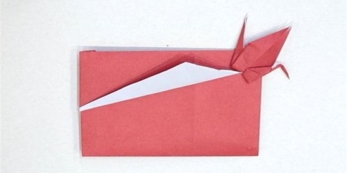 千纸鹤信封怎么折？千纸鹤信封的折法简单又漂亮（附图解）
