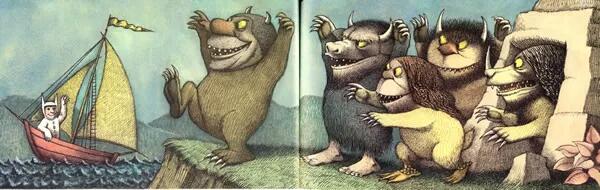 英语绘本故事《where the wild things are》野兽出没的地方