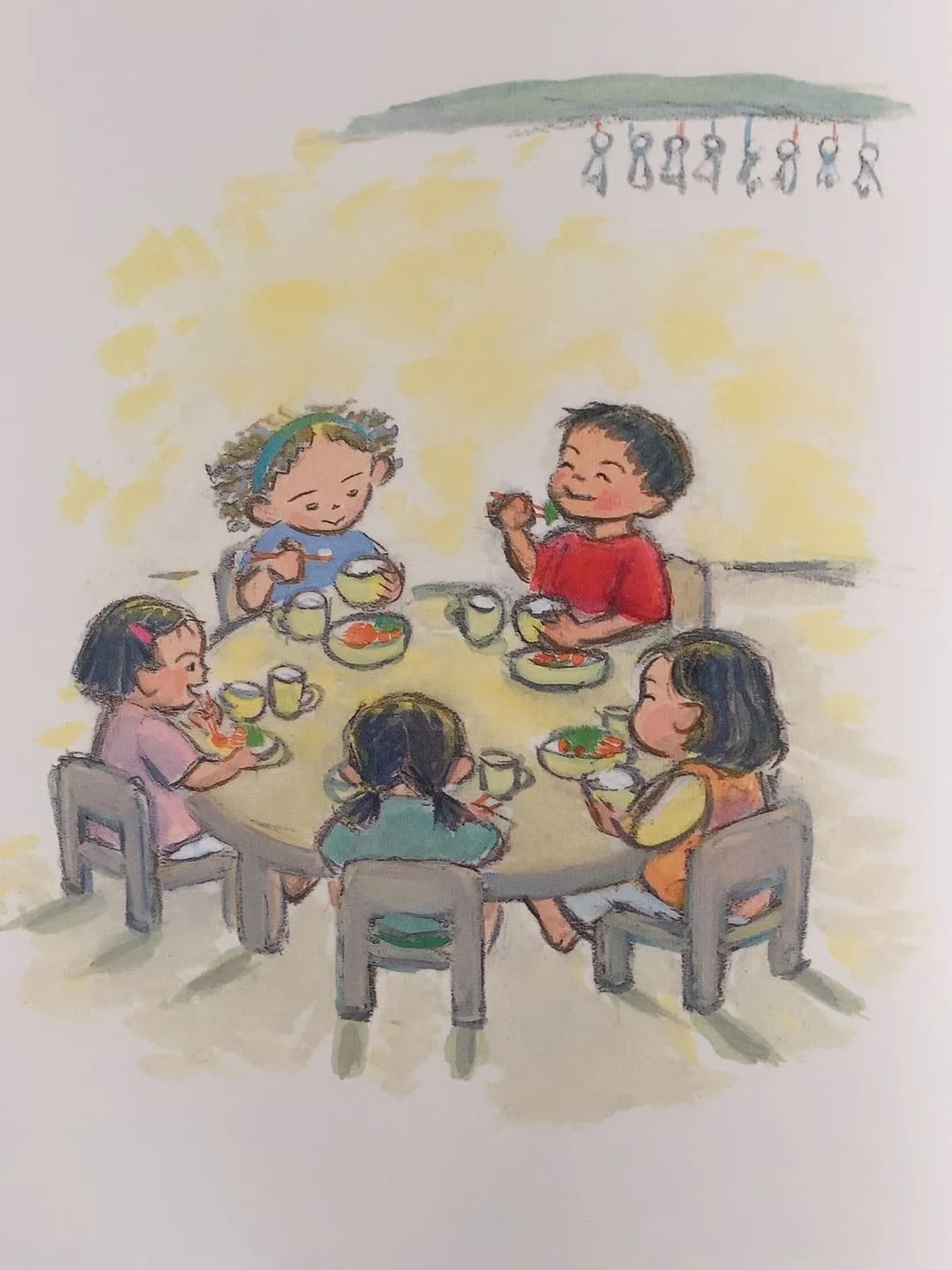 儿童绘本故事《幼儿园里我不哭》插图16 儿童绘本故事《幼儿园里我不哭》