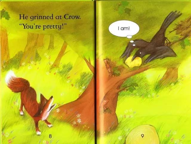 《The Fox and The Crow》狐狸和乌鸦绘本故事英文版带翻译