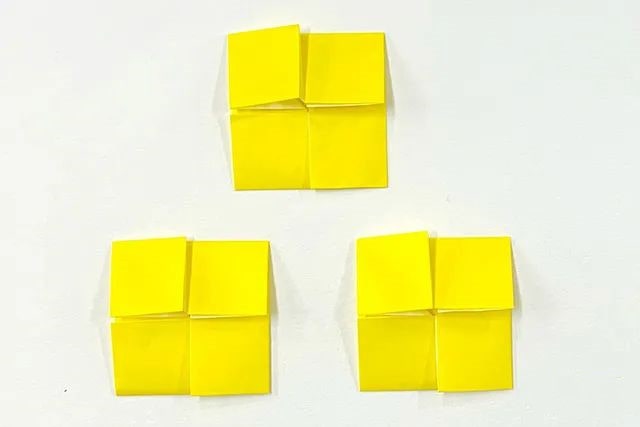 油菜花怎么折?油菜花的折法简单又漂亮(油菜花折纸附图解)插图5 油菜花怎么折?油菜花的折法简单又漂亮(油菜花折纸附图解)