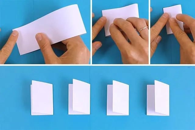 手工书怎么折?手工书的折法简单又漂亮(附图解)插图2 手工书怎么折?手工书的折法简单又漂亮(附图解)