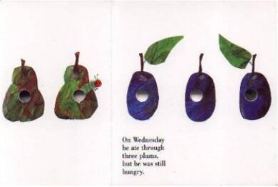 好饿好饿的毛毛虫绘本故事插图5 好饿好饿的毛毛虫绘本故事