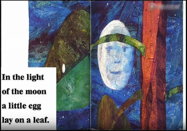 英语绘本故事《好饿的毛毛虫》插图1 英语绘本故事《好饿的毛毛虫》