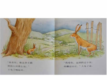 猜猜我有多爱你绘本故事插图13 猜猜我有多爱你绘本故事