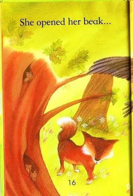 《The Fox and The Crow》狐狸和乌鸦绘本故事英文版带翻译