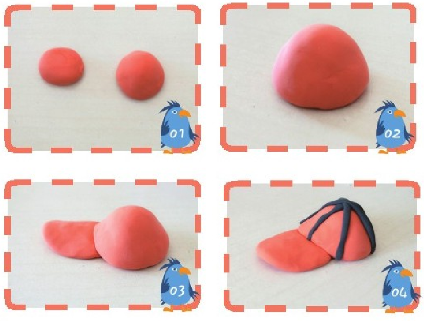 「彩泥制作教程」帅气鸭舌帽