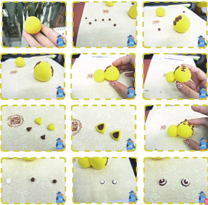 「彩泥制作教程」丛林之王老虎插图1 「彩泥制作教程」丛林之王老虎