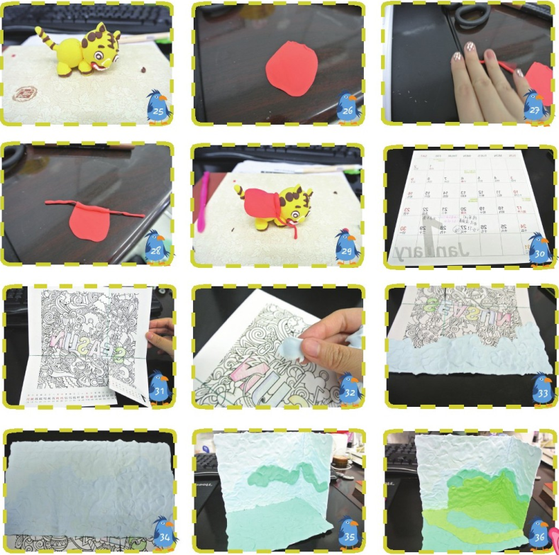 「彩泥制作教程」丛林之王老虎插图3 「彩泥制作教程」丛林之王老虎