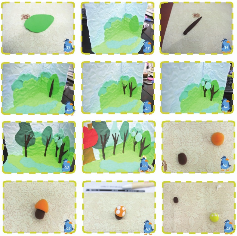 「彩泥制作教程」丛林之王老虎插图4 「彩泥制作教程」丛林之王老虎