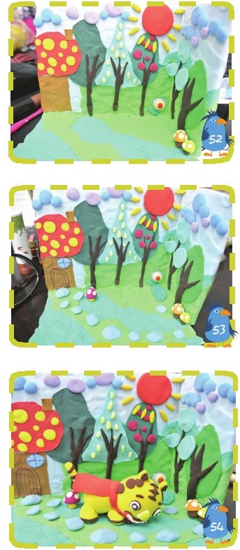 「彩泥制作教程」丛林之王老虎插图6 「彩泥制作教程」丛林之王老虎