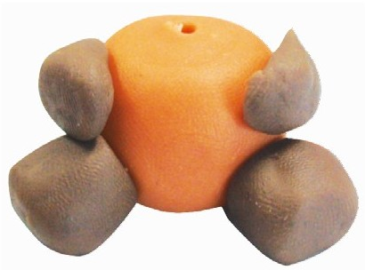 「彩泥制作教程」小熊两篇插图5 「彩泥制作教程」小熊两篇