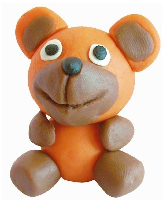 「彩泥制作教程」小熊两篇插图6 「彩泥制作教程」小熊两篇