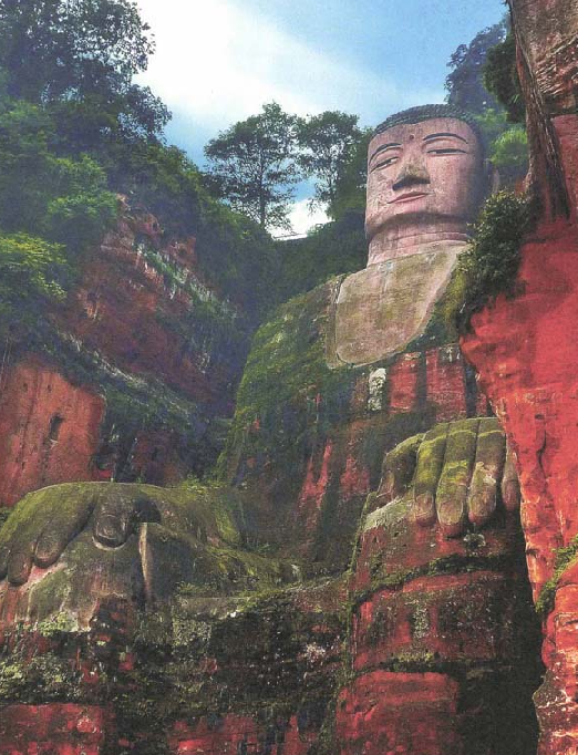「世界文明奇迹：亚洲」乐山大佛简介（Leshan Giant Buddha Statue）——青苔为装，素心可鉴