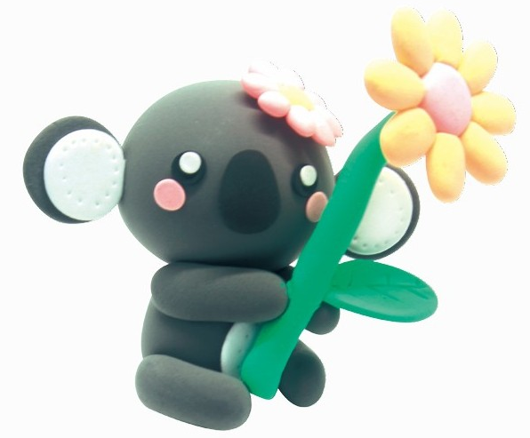 「彩泥制作教程」考拉插图 「彩泥制作教程」考拉