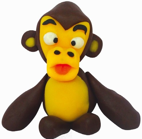 「彩泥制作教程」猩猩插图8 「彩泥制作教程」猩猩