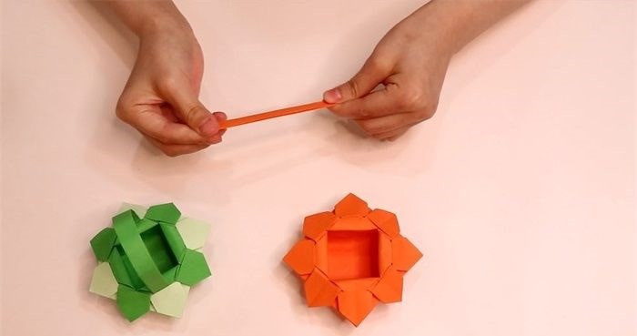 纸花篮怎么折？纸花篮的折法简单又漂亮（纸花篮折纸附图解）