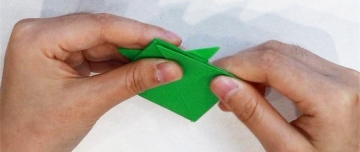 乌龟怎么折?乌龟的折法简单又漂亮(乌龟折纸附图解)插图7 乌龟怎么折?乌龟的折法简单又漂亮(乌龟折纸附图解)