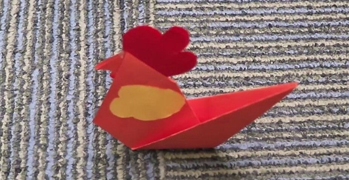 公鸡怎么折？公鸡的折法简单又漂亮（公鸡折纸附图解）