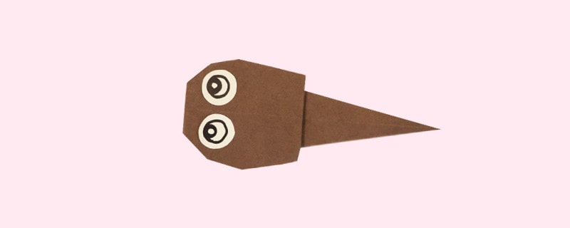 蝌蚪怎么折?蝌蚪的折法简单又漂亮(蝌蚪折纸附图解)