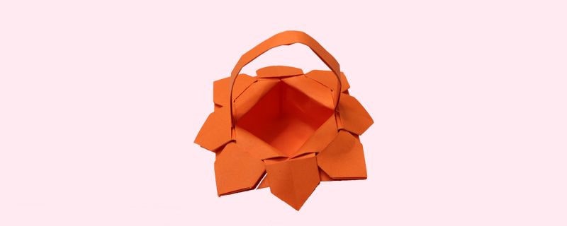 纸花篮怎么折？纸花篮的折法简单又漂亮（纸花篮折纸附图解）