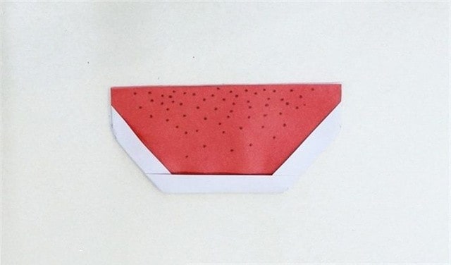 西瓜怎么折？西瓜的折法简单又漂亮（西瓜折纸附图解）