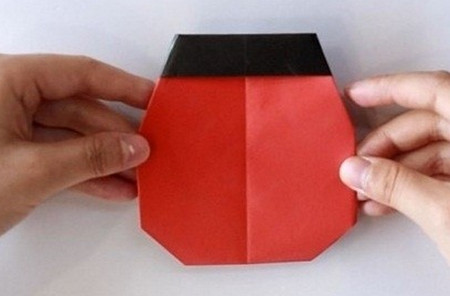 七星瓢虫怎么折?七星瓢虫的折法简单又漂亮(七星瓢虫折纸附图解)插图5 七星瓢虫怎么折?七星瓢虫的折法简单又漂亮(七星瓢虫折纸附图解)