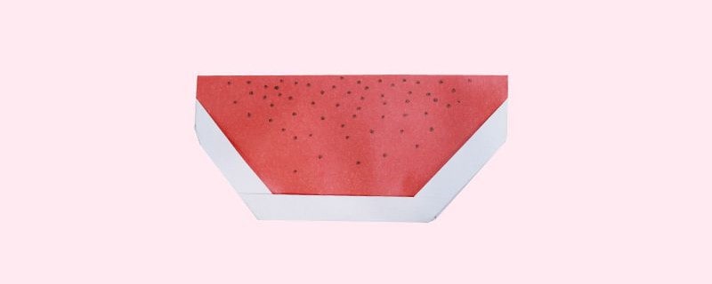 西瓜怎么折?西瓜的折法简单又漂亮(西瓜折纸附图解)