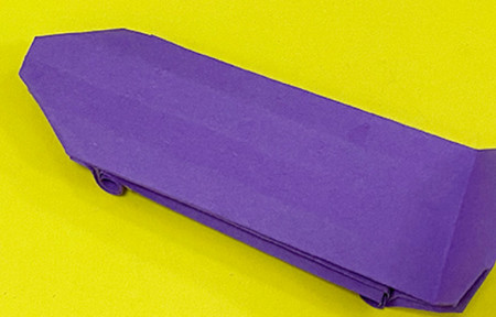 滑板车怎么折?滑板车的折法简单又漂亮(滑板车折纸附图解)