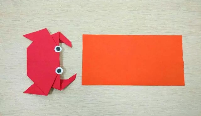 螃蟹怎么折?螃蟹的折法简单又漂亮(螃蟹折纸附图解)插图3 螃蟹怎么折?螃蟹的折法简单又漂亮(螃蟹折纸附图解)