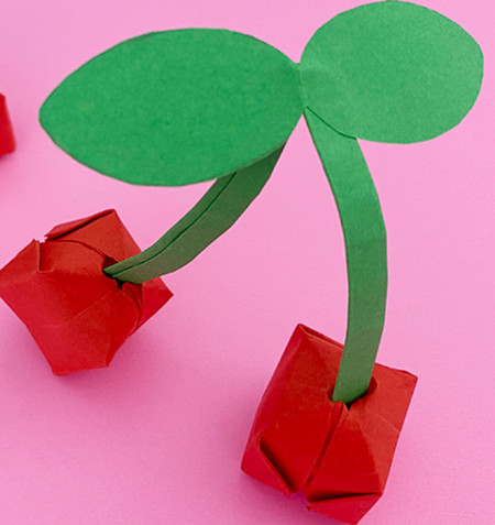 樱桃怎么折？樱桃的折法简单又漂亮（樱桃折纸附图解）