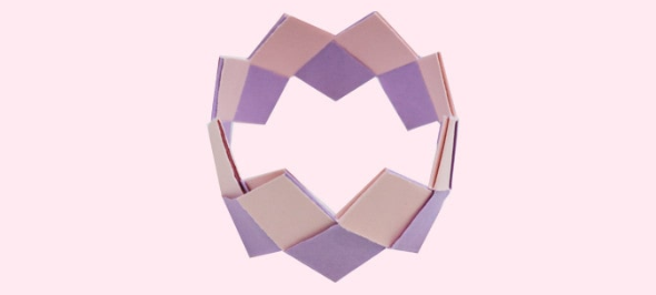 手镯怎么折?手镯的折法简单又漂亮(手镯折纸附图解)