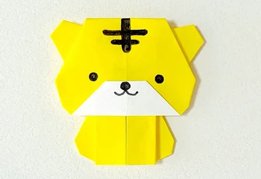 虎年纸老虎怎么折?纸老虎的折法简单又漂亮(纸老虎折纸附图解)