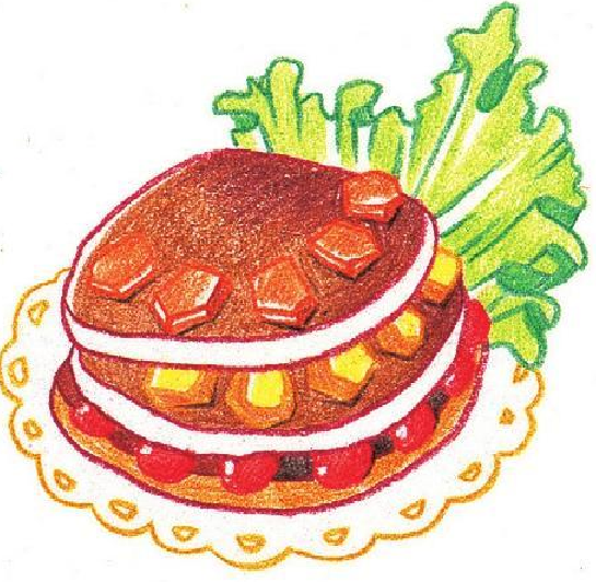 「美食简笔画:色铅笔画」粗粮煎饼怎么画(涂色)插图 「美食简笔画:色铅笔画」粗粮煎饼怎么画(涂色)