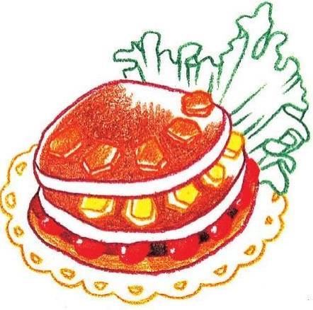 「美食简笔画:色铅笔画」粗粮煎饼怎么画(涂色)插图4 「美食简笔画:色铅笔画」粗粮煎饼怎么画(涂色)