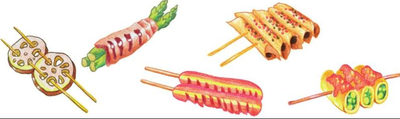 「美食简笔画:色铅笔画」鱿鱼圈怎么画(涂色)插图7 「美食简笔画:色铅笔画」鱿鱼圈怎么画(涂色)