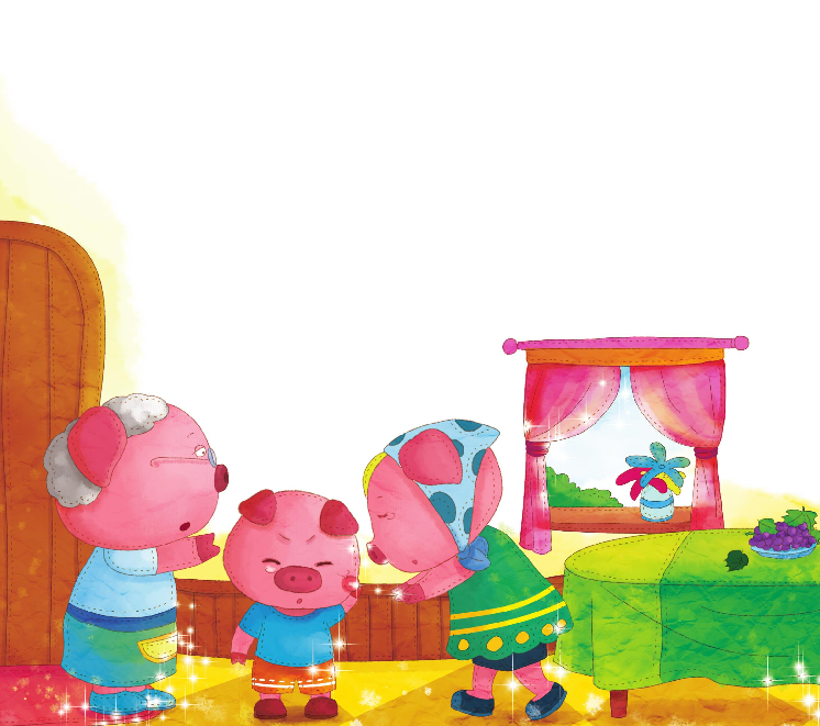 「好习惯童话故事」小猪被蚊子咬了一口