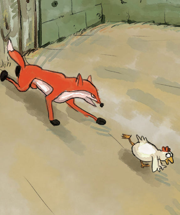 「智慧童话故事」狐狸和小鸡