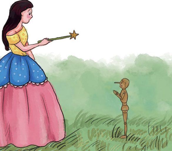 「智慧童话故事」撒谎的木偶