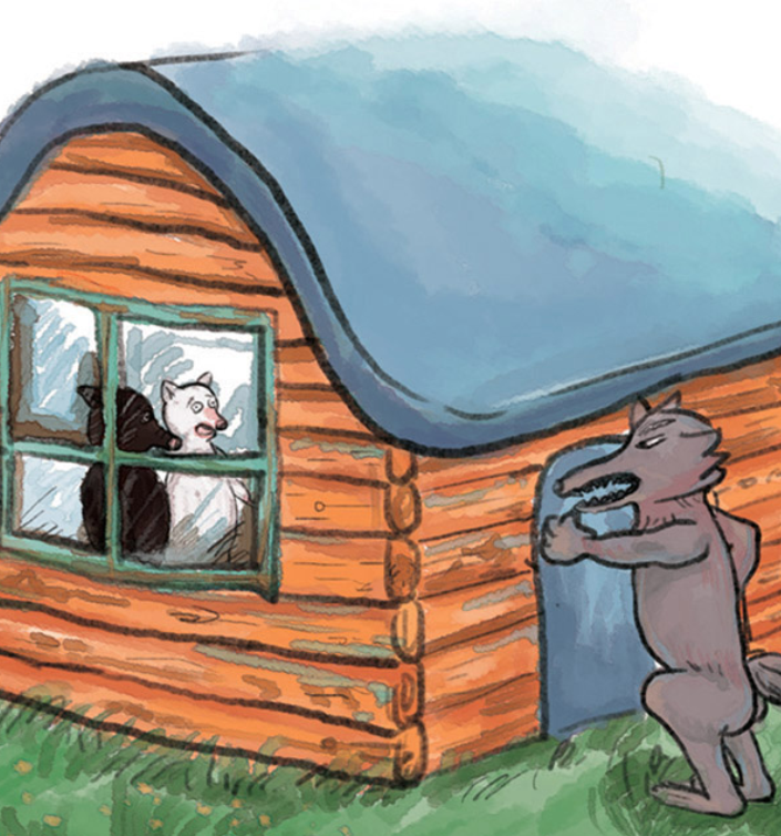 「智慧童话故事」三只小猪的房子