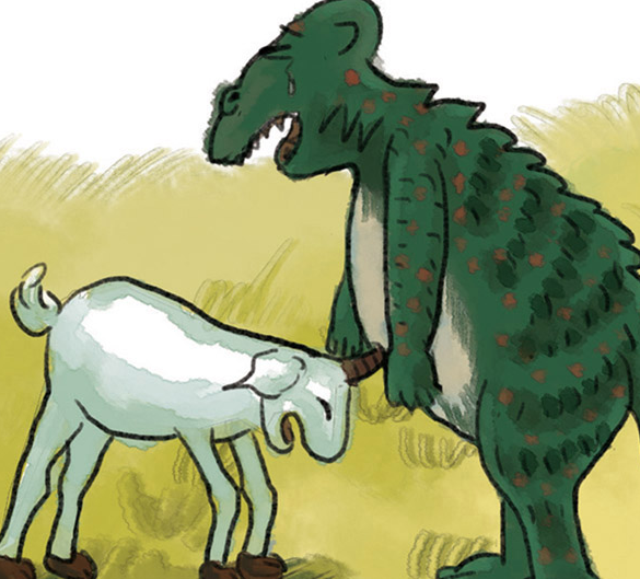 「智慧童话故事」聪明的山羊