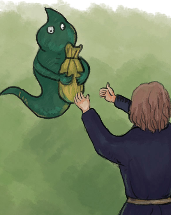 「智慧童话故事」奇异的背囊