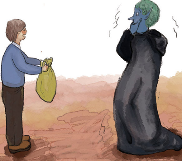 「智慧童话故事」奇异的背囊