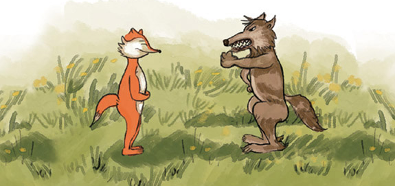 「智慧童话故事」贪婪的狼