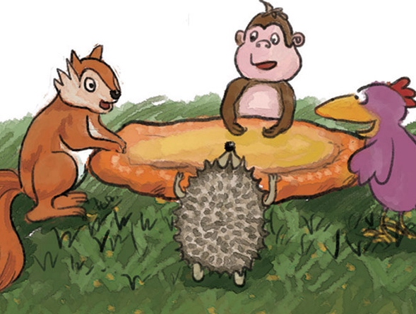 「智慧童话故事」蘑菇桌子