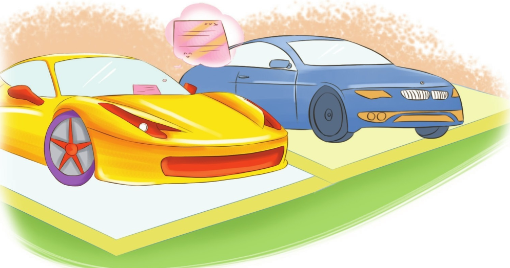 「睡前寓言故事：智慧篇」黄色法拉利与蓝色宝马